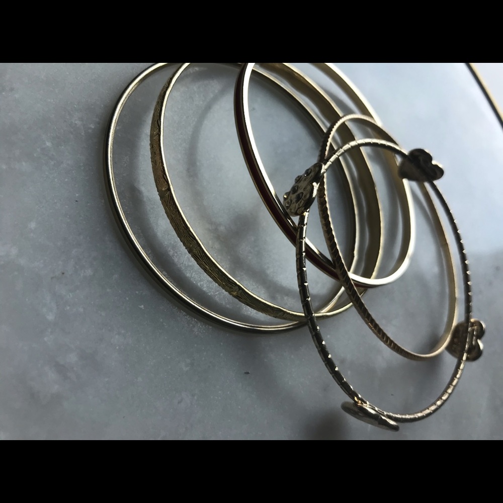 Vintage Gold Bracelet Bangle Bundle - image 3
